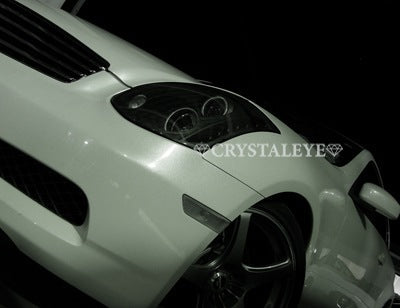 CRYSTAL EYE CCFL SQUID RING PROJECTOR HEADLIGHT (BLACK) FOR NISSAN SKYLINE COUPE V35 L042BK