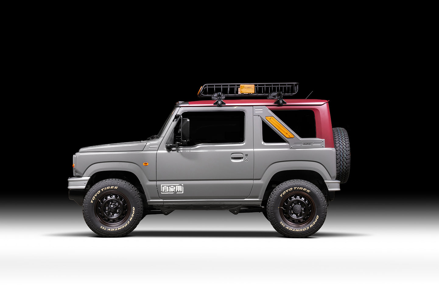 DAMD SLASH GARNISH PAINTED JUNGLE GREEN (ZZC) FOR SUZUKI JIMNY JB64<br>SUZUKI SIERRA JB74 DAMD-00172