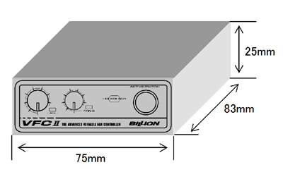 BILLION VARIABLE FAN CONTROLLER VFC-II BLACK MODEL BVTW-03