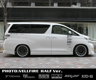 CAR MAKE T&E [ ISM] ANH GGH 20,25 W VELLFIRE SIDE STEP (6 PIECE SET) LEFT SIDE (PASSENGER SIDE) ONLY FOR  CARMAKETE-02394