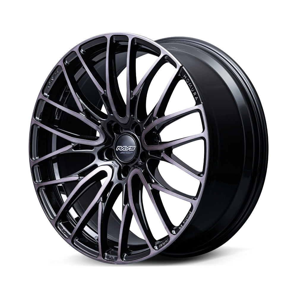 RAYS HOMURA 2X10BD BLACK CLEAR EDITION 18X8J +38 5X114.3 GLOSSY BLACK/BLACK CLEAR (BFJ) FOR  27298803895BFJ