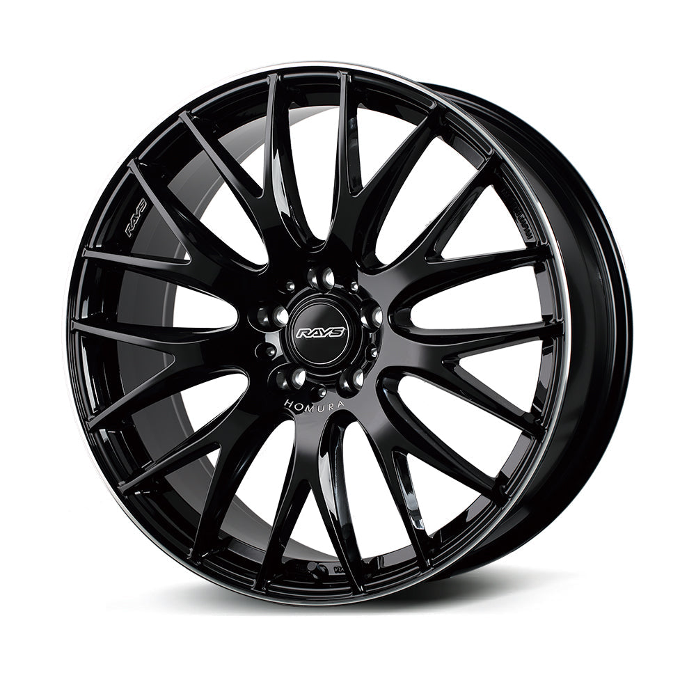 RAYS HOMURA 2X9PLUS 18X7.5J +45 5X114.3 GLOSSY BLACK RIM EDGE DMC(BVK) 27328754595BVK