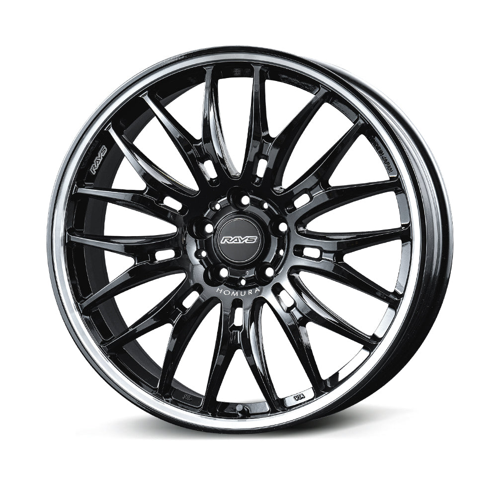 RAYS HOMURA 2X9BD 20X8.5J +38 5X114.3 GLOSSY BLACK RIM DC(BAK) 27340853895BAK