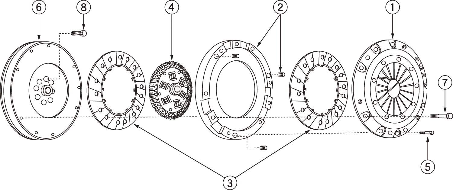 NISMO Clutch Disc For SUPER COPPER MIX CLUTCH  For MULITPLE FITTING  30100-RSC01