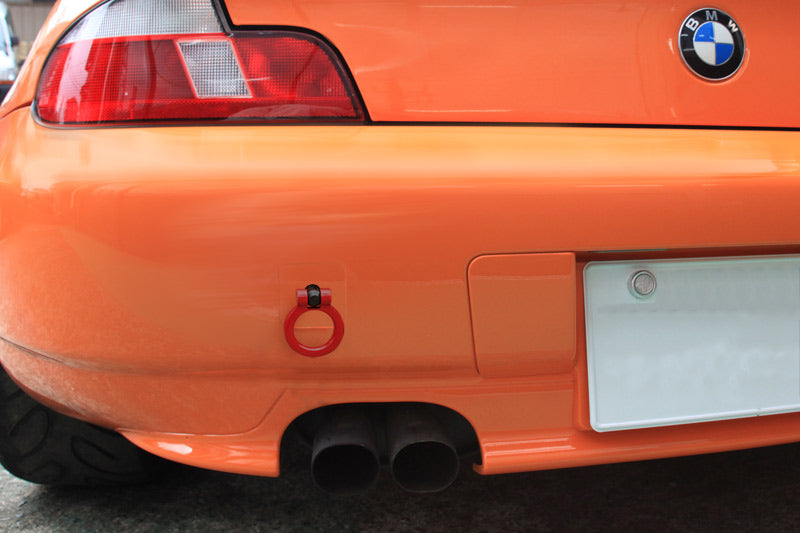 OKUYAMA FLIP-UP TOWING HOOK REAR YELLOW For BMW Z3 ROADSTER 301-069-1