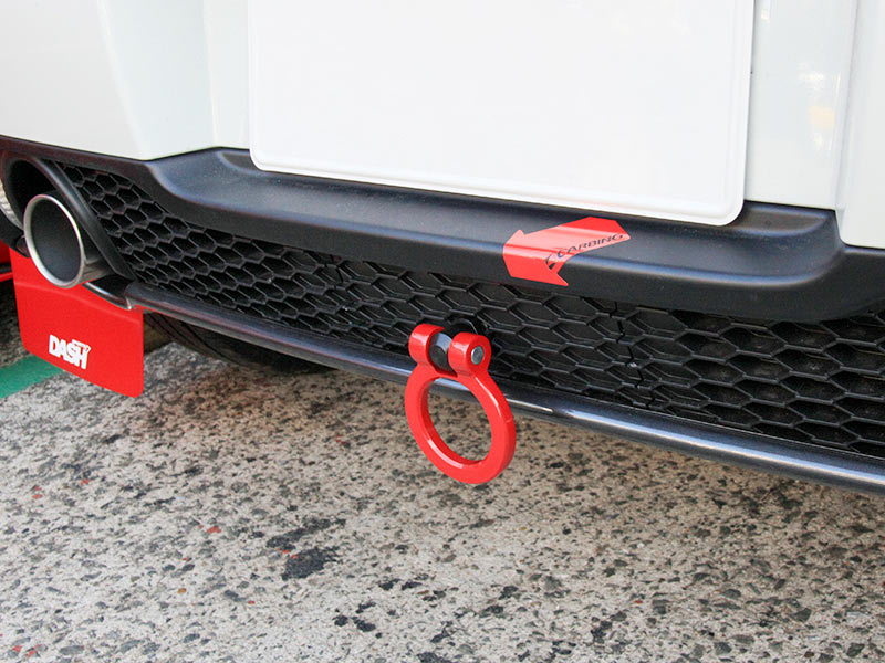 OKUYAMA FLIP-UP TOWING HOOK REAR YELLOW For SUZUKI SWIFT SPORT ZC31S 301-047-1