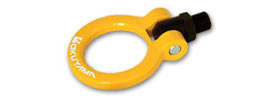 OKUYAMA TOWING HOOK FRONT YELLOW For PORSCHE 911 GT3 LATE 991 301-106-1