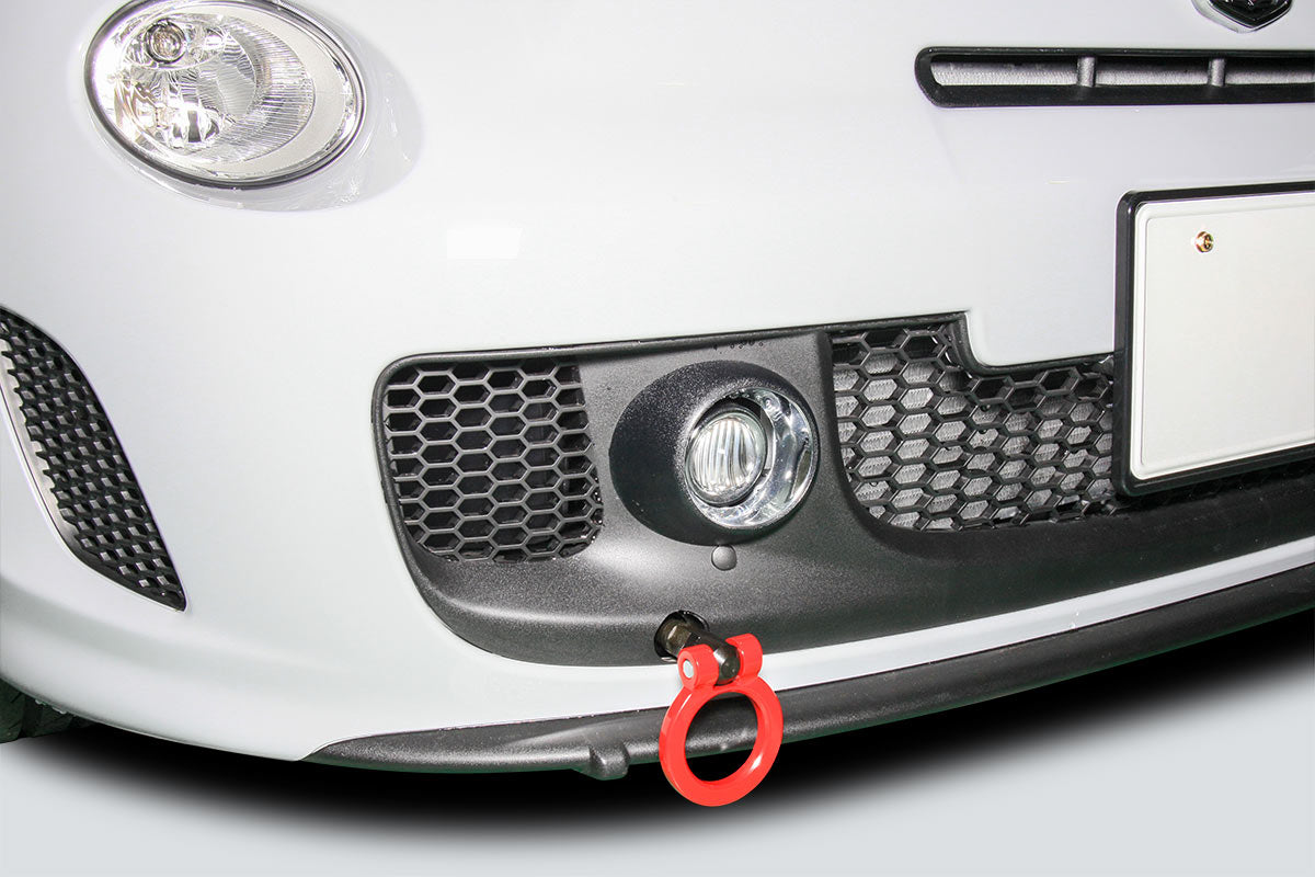 OKUYAMA TOWING HOOK Fr SILVER For FIAT ABARTH 500 31212 31214 312141 301-050-2