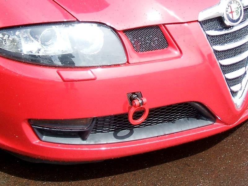 OKUYAMA TOWING HOOK FRONT YELLOW For ALFA ROMEO ALFA GT 93720L 301-054-1