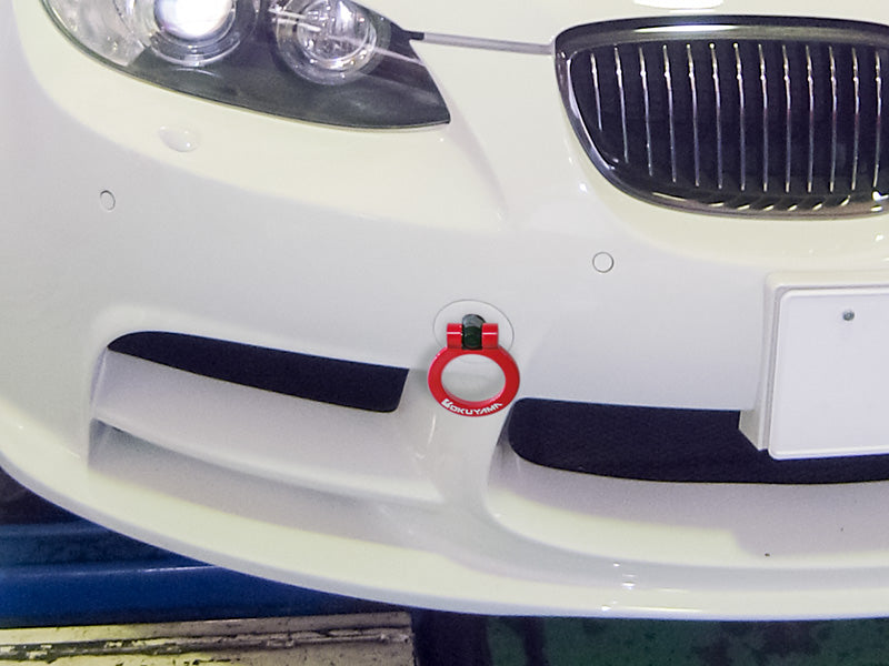 OKUYAMA FLIP-UP TOWING HOOK FRONT YELLOW For BMW E90 M3 E92 M3 301-055-1