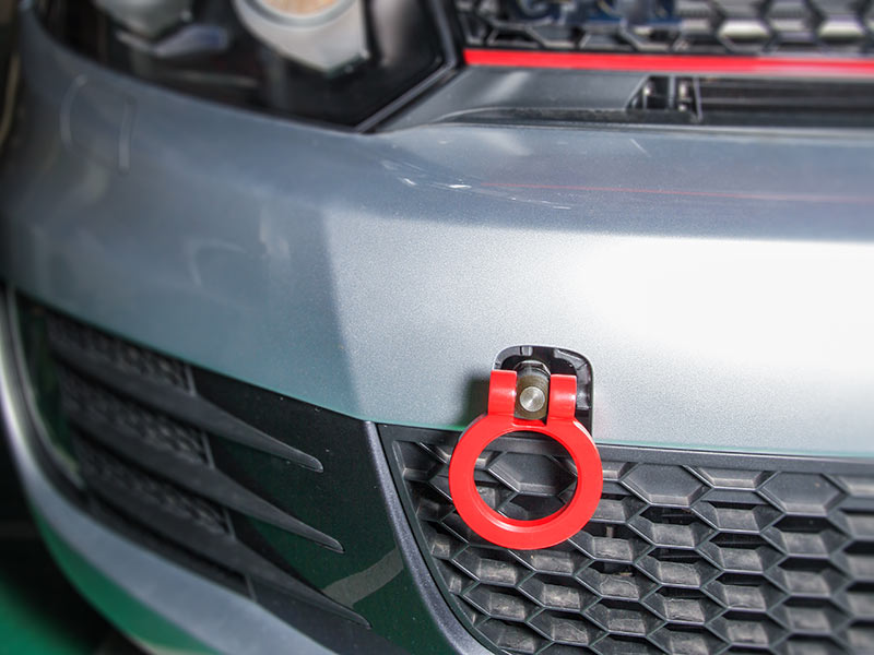 OKUYAMA TOWING HOOK FRONT YELLOW For VOLKSWAGEN GOLF VI 1KCCZ 301-058-1