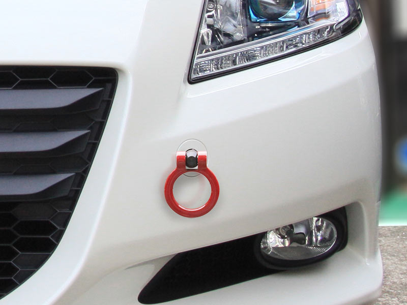 OKUYAMA FLIP-UP TOWING HOOK FRONT SILVER For HONDA CR-Z ZF1 301-067-2