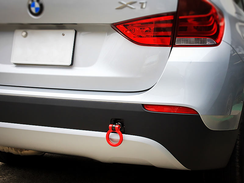 OKUYAMA FLIP-UP TOWING HOOK REAR YELLOW For BMW X1 VL18 301-071-1