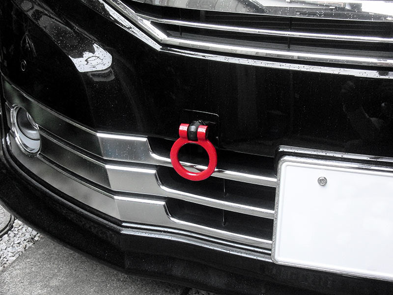 OKUYAMA TOWING HOOK Fr YELLOW For ELGRAND RIDER PN E52 ZENKI * 301-081-1