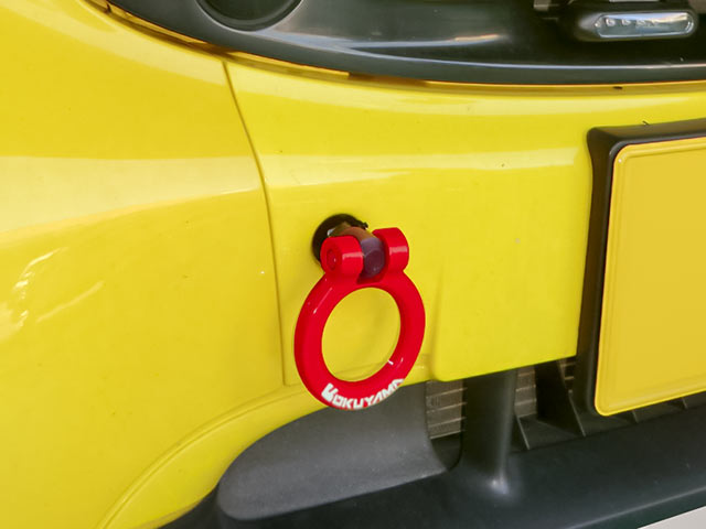 OKUYAMA FLIP-UP TOWING HOOK YELLOW For SMART K MC01K 451333 301-087-1