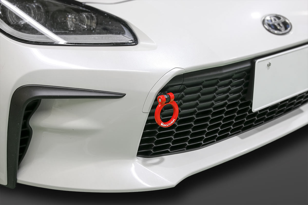 OKUYAMA FLIP-UP TOWING HOOK FRONT OR REAR SILVER For TOYOTA 86 ZN8 301-112-0-SL