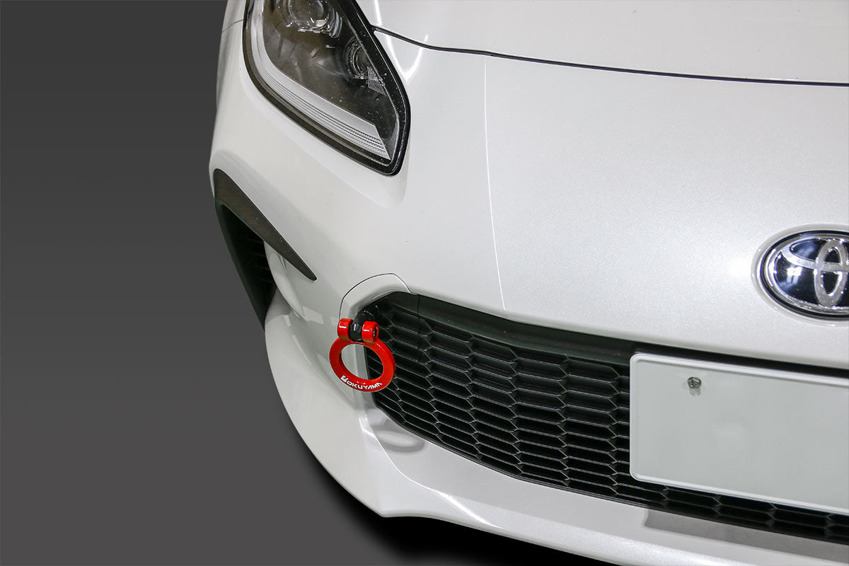 OKUYAMA FLIP-UP TOWING HOOK FRONT OR REAR SILVER For TOYOTA 86 ZN8 301-112-0-SL