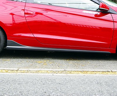 SEEKER FRP SIDE FIN PAINTED FOR HONDA CR-Z  16400-ZF1-F02