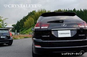 CRYSTAL EYE LEXUS STYLE FIBER LED TAIL LAMP V3 FLOWING TURN SIGNAL BLACK SMOKE (BS) FOR TOYOTA HARRIER 30  S205-BS