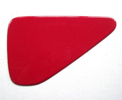 SEEKER FRP FOG LAMP COVER BLACK GEL UNPAINTED FOR HONDA CIVIC FN2 16070-FN2-F01