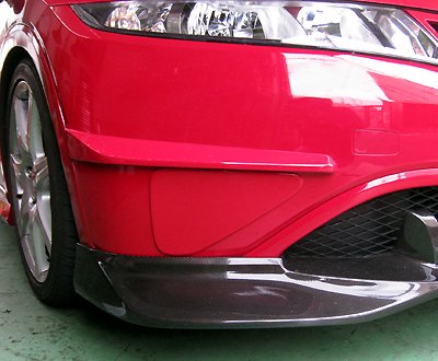 SEEKER FRP FOG LAMP COVER COLOR PAINTED FOR HONDA CIVIC FN2 16070-FN2-F02