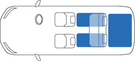 KARO GRAN SISAL CAMEL BLACK LUGGAGE MATS FOR Honda N-VAN JJ1・2 GRAN-SISAL-4131-CAMEL-BLACK