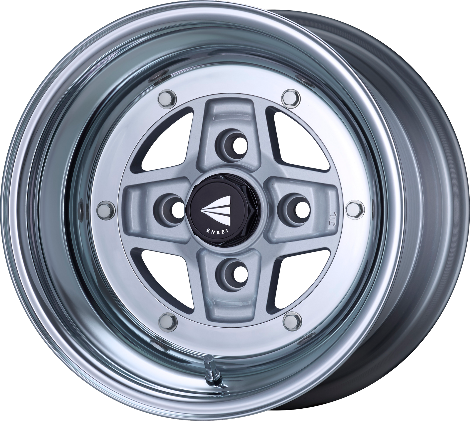ENKEI WPS APACHE2 HERITAGE 13X8.5J 114.3X4 -12 SILVER ENKEI-01727