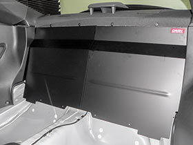 OKUYAMA REAR BULKHEAD ALU BLACK For TOYOTA SUBARU 86 BRZ ZN6 ZC6 322-055-1