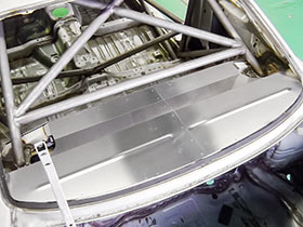 OKUYAMA REAR SPEAKER BOARD ALU SILVER For NISSAN SILVIA S15 323-114-0