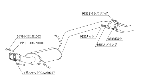 KAKIMOTO RACING  CENTER & FRONT PIPE FOR MAZDA MPV LW3W  ZCP309
