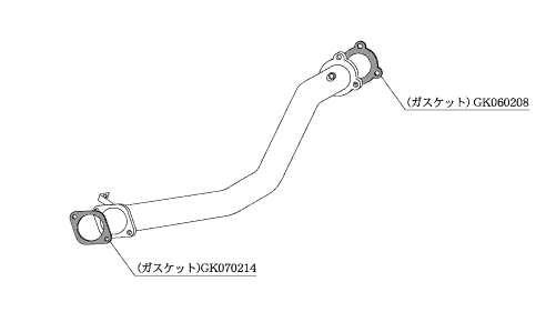 KAKIMOTO RACING  CENTER & FRONT PIPE FOR MAZDA RX-7 FC3S  ZF302