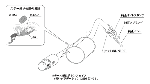 KAKIMOTO RACING EXHAUST GT BOX 06 S FOR TOYOTA VITZ HYBRID NHP130  T443152