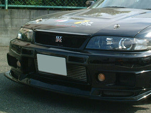 CAR SHOP F1 HOOD LIP TOP MOULDING PLAIN WEAVE CARBON FOR NISSAN SKYLINE GT-R R33 CARSHOP-F1-00005