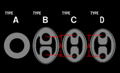 APEXI MUFFLER PARTS TYPE A  For TOYOTA  199-A001