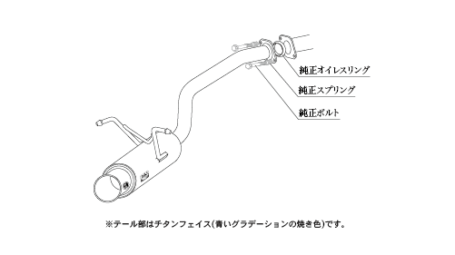 KAKIMOTO RACING EXHAUST GT BOX 06 S FOR HONDA FREED GB6  H443112
