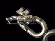 POWER CRAFT HYBRID EXHAUST MUFFLER SYSTEM WITH BLACK TAIL FOR PORSCHE 991.2 CARRERA PORSCHE 991.2 CARRERA S P-PO580101-BKT