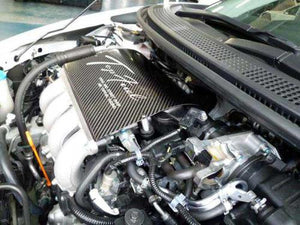 TOP FUEL DRY CARBON INTAKE MANIFOLD COVER S GOLD FOR HONDA CR-Z ZF1 ZF2