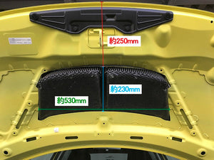TM SQUARE BONNET AIR OUTLET FOR SUZUKI SWIFT SPORT ZC33S TMDF-A02601
