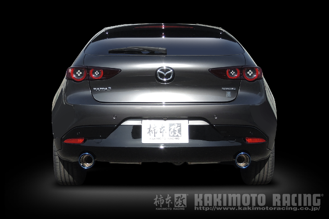 KAKIMOTO RACING CLASS KR TI TAIL EXHAUST FOR MAZDA3 BP8P CX-30 DM8P DM8P 1.8 Diesel Turbo [S8-DPTS], 1.8 Diesel Turbo [S8-DPTS], 1.8 Diesel Turbo [S8-DPTS], 1.8 Diesel Turbo [S8-DPTS], Z71340C