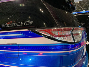 CRYSTAL EYE CRYSTALEYE LOGO STICKER CHROME TYPE MEDIUM (M) WIDTH 500MM FOR  H052SU