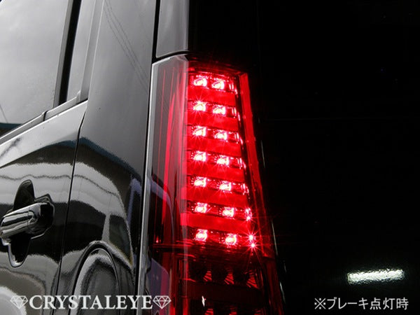 CRYSTAL EYE FIBER FULL LED TAIL LAMP V2 [FLOWING TURN SIGNAL SPECIFICATION] RED CLEAR FOR SUZUKI WAGON R MH23S MAZDA AZ WAGON MJ23S J260RC