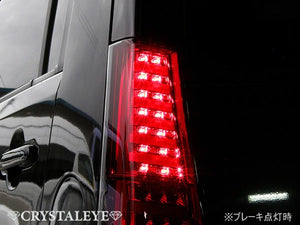 CRYSTAL EYE FIBER FULL LED TAIL LAMP V2 [FLOWING TURN SIGNAL SPECIFICATION] RED CLEAR FOR SUZUKI WAGON R MH23S MAZDA AZ WAGON MJ23S J260RC
