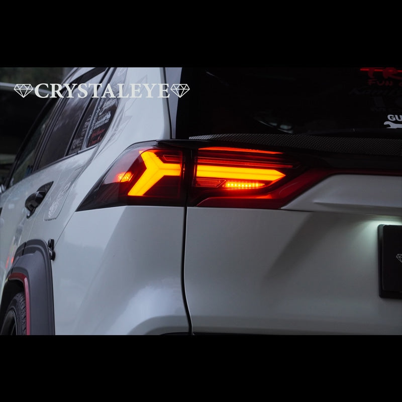 CRYSTAL EYE FIBER LED TAIL DARK RED PREMIUM VERSION FOR TOYOTA RAV4 50  J322DR