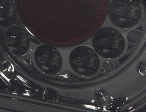 CRYSTAL EYE FUGA GT-R TYPE VULCAN LED TAIL LAMP (SMOKED) FOR TOYOTA ALPHARD 10 ZENKI J020SM