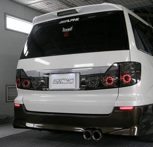 CRYSTAL EYE LED78 TYPE REAR BUMPER LED REFLECTOR (RED TYPE) FOR TOYOTA ALPHARD 10  H005RR