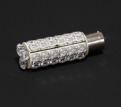 CRYSTAL EYE THE WORLD'S LONGEST LED BULB (WHITE) FLUX LED 33 BULBS S25 SOCKET BASE 180 DEGREE PIN TYPE FOR  H004WH