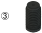 RS-R ADJUSTABLE SUSPENSION SYSTEM REPLACEMENT DUST BOOTS FOR  RS-R-00003