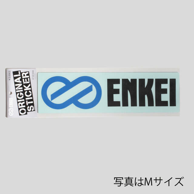 ENKEI CUT-OUT LOGO STICKER BLUE L 69MM X 277MM FOR  ENKEI-00046
