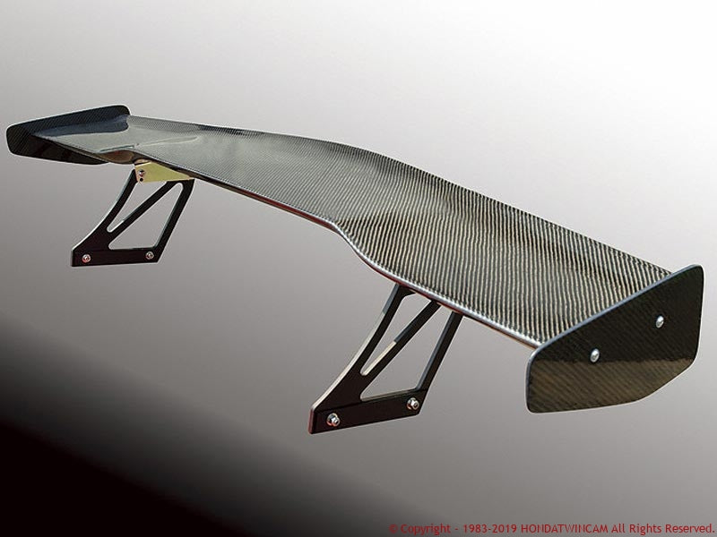 FEEL'S HONDA TWINCAM 3D CARBON GT WING TWILL WEAVE CARBON 1400 225-255 FOR HONDA CIVIC FD2 TYPER FEELS-00263