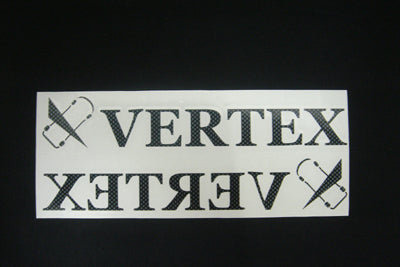 CAR MAKE T&E [VERTEX FORWARD REVERSE SET STICKER] LIMITED SALE CARBON & WHITE CARBON TYPE FOR  CARMAKETE-02894